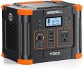 Portable Power Station Solar Powered Generator with AC Outlet PD Fast Charging Backup Lithium Battery - 500W