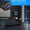 Mini Wireless Camera Wifi IR Night Vision HD 1080p Home Security Camera for Home Indoor Office Baby Pet - Black