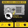 Digital Depository Safe 1.7 Cubic Feet Made of Carbon Steel