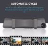 Rearview Mirror Car DVR Dual Dash Cam