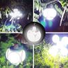 Solar Outdoor Lights Folding LED Soccer Light Bulb Portable Emergency Solar Lamp USB Charge Search Light For Camping Hiking Home - Dual battery - CN