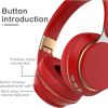 Dragon Wireless Bluetooth 5.0 Gaming Headset with TF card slot - Red