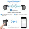 TWS Wireless 5.0 Earbuds IPX4 Touch In-Ear Stereo Earphone Noise Canceling Earpieces 32.8 ft Transmission Range - Black