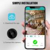 Mini Camera; HD 720P 2.4G Wifi IP Camera; Night Vision; Smart Home Security Wireless Mini Camcorder; Mobile Remote View Video Surveillance Camera