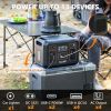 Portable Power Station 2000W(Peak 4000W) 2131Wh Solar Generator with 6 PD100W USB Fast Charge 4 AC Outlet 576000mAh - 1200W