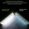LED Solar Lights Solar Powered Security Light Kit Emergency Light Pull Switch for Home Shed Garage Tool Room - White