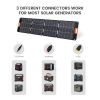 200W Portable Solar Panel Charger Waterproof Power Station with Adjustable Kickstand Monocrystalline Solar Cells Quick Energy - Default