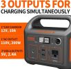 Portable Power Station Explorer 290 290Wh Backup Lithium Battery 110V/200W Pure Sine Wave AC Outlet Solar Generator - Default