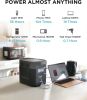 EF ECOFLOW Portable Power Station DELTA 1300, 1260Wh Solar Powered Generator with 6 x 1800W AC Outlets, Solar Generator(So - Default