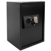 E50EA Home Use Electronic Password Steel Plate Safe Box Black - As Picture
