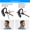 Wireless V5.0 Earpiece ENC Driving Earbuds 180° Rotatable Left Right Ear Fit Earphone For Business Driving Running - Black