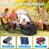 12V 120ah Portable Power Station LiFePO4 Battery 100ah Rechargeable LFP Battery Packs with BMS for Outdoor Camping Motor Backup - 200AH With Bluetooth