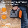 R300 Portable Power Station, 299Wh LiFePO4 Battery Backup with 300W Pure Sine Wave AC Peak 500W, Car Outlets - Default