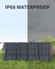 Solar Panel, Foldable Portable Solar Panel Battery Charger Kit with Adjustable Kickstand,