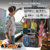 FF Flashfish AC 230V 500W(Peak 1000W) Portable Power Station EU Solar Generator 540Wh 120W DC Power Battery Camping Outdoor RV - 230V Universal