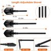 Multifunctional Shovel Axe Set Camping Survival Shovel Multitool Emergency Survival Gear with Extension Handles Carrying Box - Shovel Set