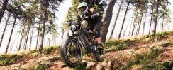 EUY S4 1000W 48V 25AH electric bike 20 inch fat tire bicycle beach cruise e-bike all terrain off-road ebike for Adults - Black