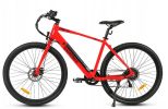 Electric Bicycle 36V 350W 10AH 7S speed 80KM 150KG +APP disc brake front and rear lights 700C*45C KENDA spoked wheel E Bike - Red