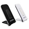 5 Core Wireless Charger 10W Max Fast Wireless Charging Pad Glass Top Pair Boostcharge Slim USB-C - 2 Docks( Black & White)