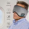 Sleep Mask; WirelessSleeping Headphones Music Earbud EyeMask For Side Sleepers Men; Women Girl Ultra Soft Thin Speakers Cool - Light Grey