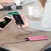 20000mAh Power Bank Ultra-thin External Battery Pack Phone Charger - RoseGold