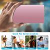20000mAh Power Bank Ultra-thin External Battery Pack Phone Charger - RoseGold