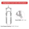 48V1000W Front Fat Tire Electric Bike eBike Conversion Kit 20 - US