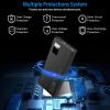 10000Mah Power Bank Portable Charger  Super Fast Charging Fit for iPhone Samsung - Black