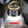 LED Solar Camping Light USB Rechargeable Bulb Outdoor Tent Lamp Portable Lantern Night Emergency Bulb Flashlight BBQ Hiking Tool -  Best 280w A