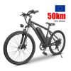 Electric bicycle MK011 26 inch electric mountain bike road bike 10.4ah 350W - black
