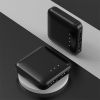 Portable Battery Charger; 10000mAh Type C Power Bank With Wall Plug LED Display External Compatible With IPhone; Samsung Smart Devices-White - Black