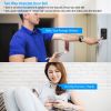 Smart Wireless WiFi Doorbell Security 2 Way Intercom Visual Bell Chime Night Vision Camera Door Bell - Black