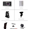 Dash Cam GT30 Dual Camera With Rearview