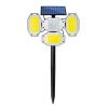 Upgraded Solar Motion Sensor Light Security Lamp Garden Outdoor Waterproof - As pic
