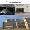 FF Flashfish QE02D Rechargeable Portable Power Station 1008Wh 1200W 315000mAh/3.2V Solar Generator Outdoor Pure Sine Wave UPS - EU 230V