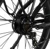 Electric Bike 750W 48V14AH 150KG 90KM Shimano 7S shift 26 inch genuine new fat tire +LCD meter +USB charging port +basket E Bike - Black