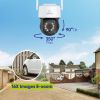 SANNCE 5MP Wireless Security Camera Smart Full Color Two Way Voice Human Detection Surveillance CCTV WIFI Protection Camera350 ° - 1Pcs Camera