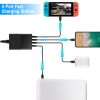 USB Fast Charger Fast Charging Station Type-C Wall Charger PD Adapter - 4Port