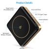 Magnetic Wireless Power Bank 10000mAh Magnetic Portable Charger MagSafe Wireless Power Bank Fit for IOS Phones 14/13/12/11 Series - Black