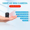 MD29 HD Mini Body Camera Wireless 1080P Security Pocket Cameras Motion Activated Small Nanny Cam For Cars Standby PIR Camera built in 32GB - black