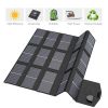 ALLPOWERS 100W 18V 12V Portable Solar Panel Foldable Solar Battery Charger for Laptop Mobile Phone Power Station Travel Camping - Black