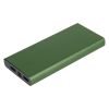 20000mAh Power Bank Portable External Battery Pack Phone Charger with Dual USB Output Ports Type C Micro USB Input - Green