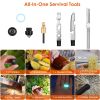 Multifunctional Shovel Axe Set Camping Survival Shovel Multitool Emergency Survival Gear with Extension Handles Carrying Box - Shovel Set
