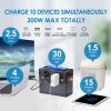 ALLPOWERS Portable Power Station 288Wh / 78000mAh Mobile Power Supply Solar Generators 300W Battery Power Storage For Camping - us