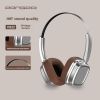 New explosive models Merad retro headset Bluetooth headphones compact wireless Bluetooth 5.4 bass music - black