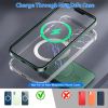 2 In 1 Magnetic Wireless Power Bank 10000mAh PD20W Fast Charger MagSafe Wireless Power Bank Fit for IOS Phones IOS Phone 14 Series And More - Green