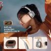 New explosive models Merad retro headset Bluetooth headphones compact wireless Bluetooth 5.4 bass music - black