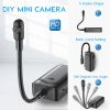 LT221 Wireless 4K DIY Mini Camera Remote Monitoring Wifi HD Video Recorder Micro Camcorder Mini Cam Motion Detection DV Camera built in 32GB - black