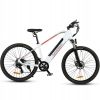Electric Bicycle 500W 48V 100KM 150KG 27.5KENDA Kenda Tires Front and Rear Lights 7S Variable Speed +LDC+USB Charging Hole E Bike - White