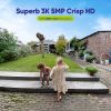 SANNCE 5MP Wireless Security Camera Smart Full Color Two Way Voice Human Detection Surveillance CCTV WIFI Protection Camera350 ° - 1Pcs Camera